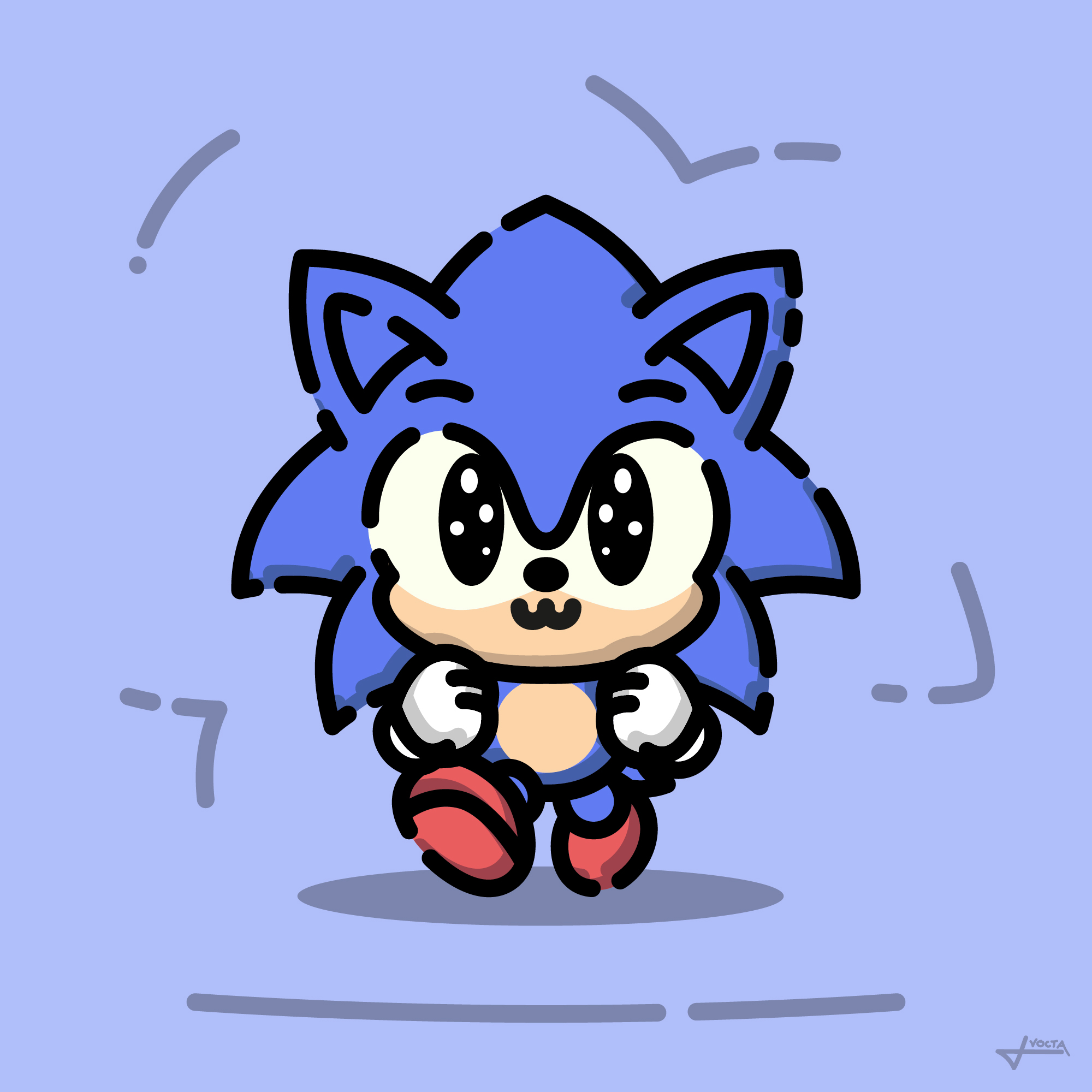 Soniiiiiiiiiiiic — illustration de Vocta